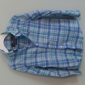 Vineyard Vines boys size 5 Whale shirt